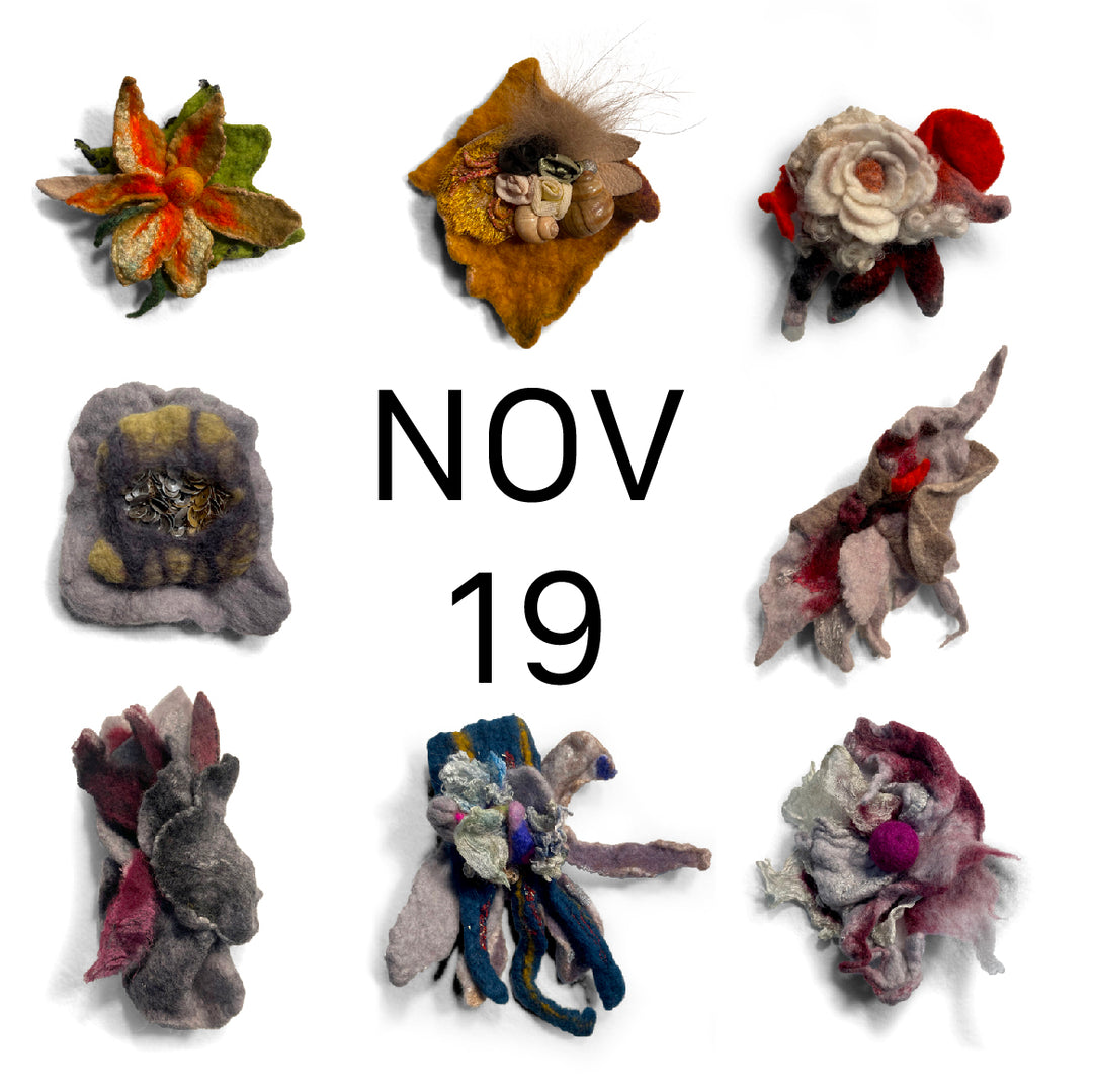 Holiday Felting Workshop - Flowers