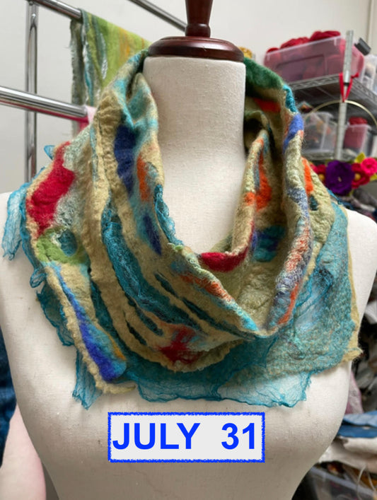 Summer Felting Workshops - Collars - JULY 31