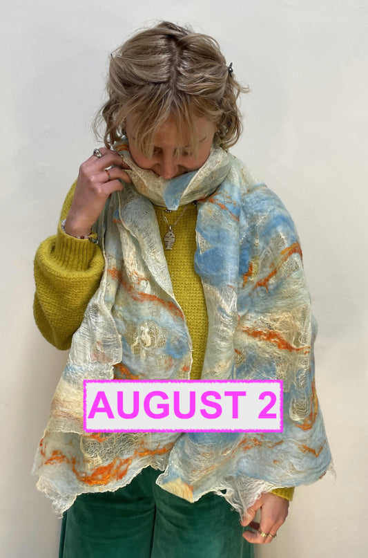 Summer Felting Workshops - Shawls - AUGUST 2