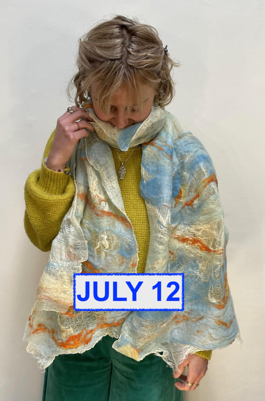 Summer Felting Workshops - Shawls - JULY 12